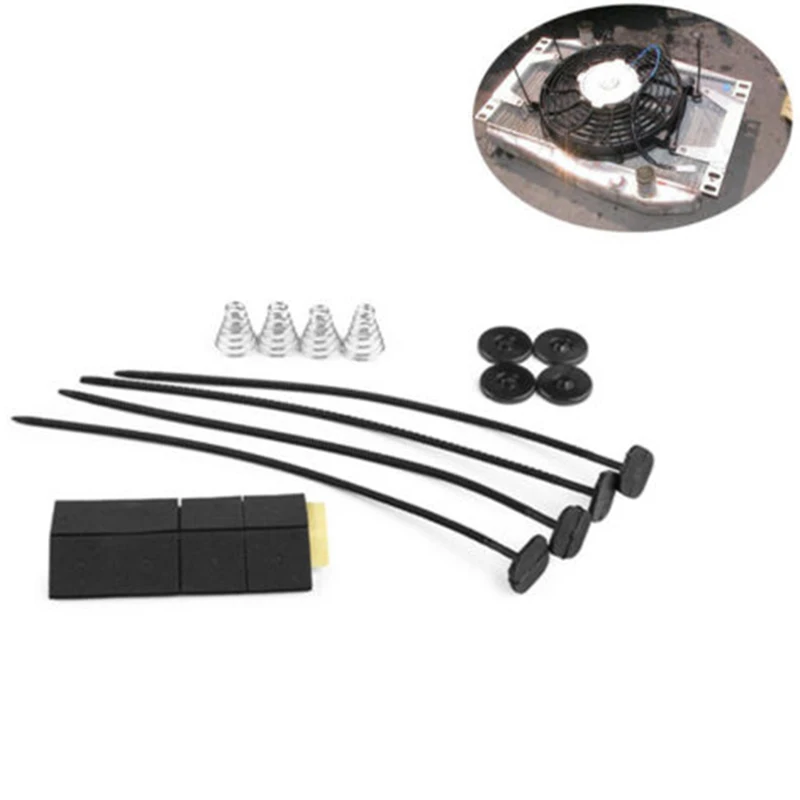 Защитный вентилятор радиатора монтажный пружинный инструмент кабель. Стяжки
