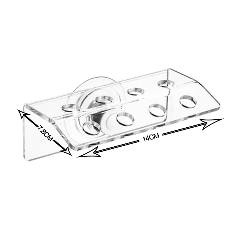 14cm 8holes Phyto Plus кораллы фрагмент SPS Поддержка Стенд кронштейн акриловая сильная присоска Fix аквариум риф Наклонный самолет - Цвет: 14cm 8holes