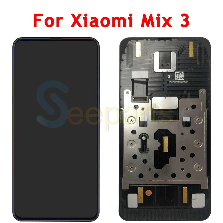 Для Xiaomi mi x 3 ЖК-дисплей Дисплей Сенсорный экран планшета в сборе с рамкой для 6,4 Xiaomi mi X3 ЖК-дисплей черный Запчасти для авто