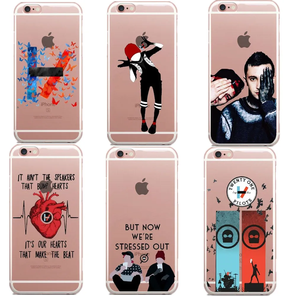 Twenty One Pilots для iphone 5 5S SE чехол 6 7 Чехол Fundas 6s XS Max XR X 8 Plus | Мобильные телефоны и