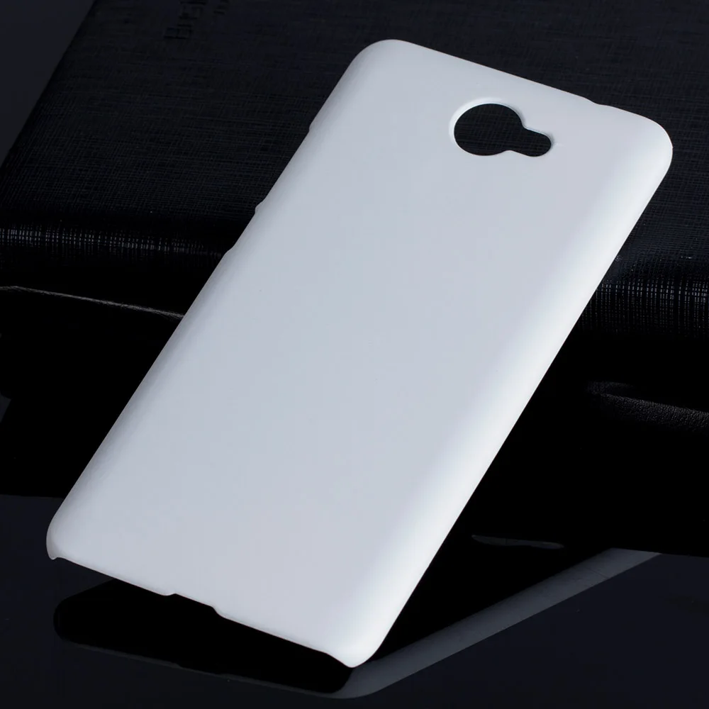 White Матовый пластиковый чехол Для huawei Y7 чехол для huawei Y7 Nova Lite Plus Ascend XT2 чехол-лента на заднюю панель - Цвет: White