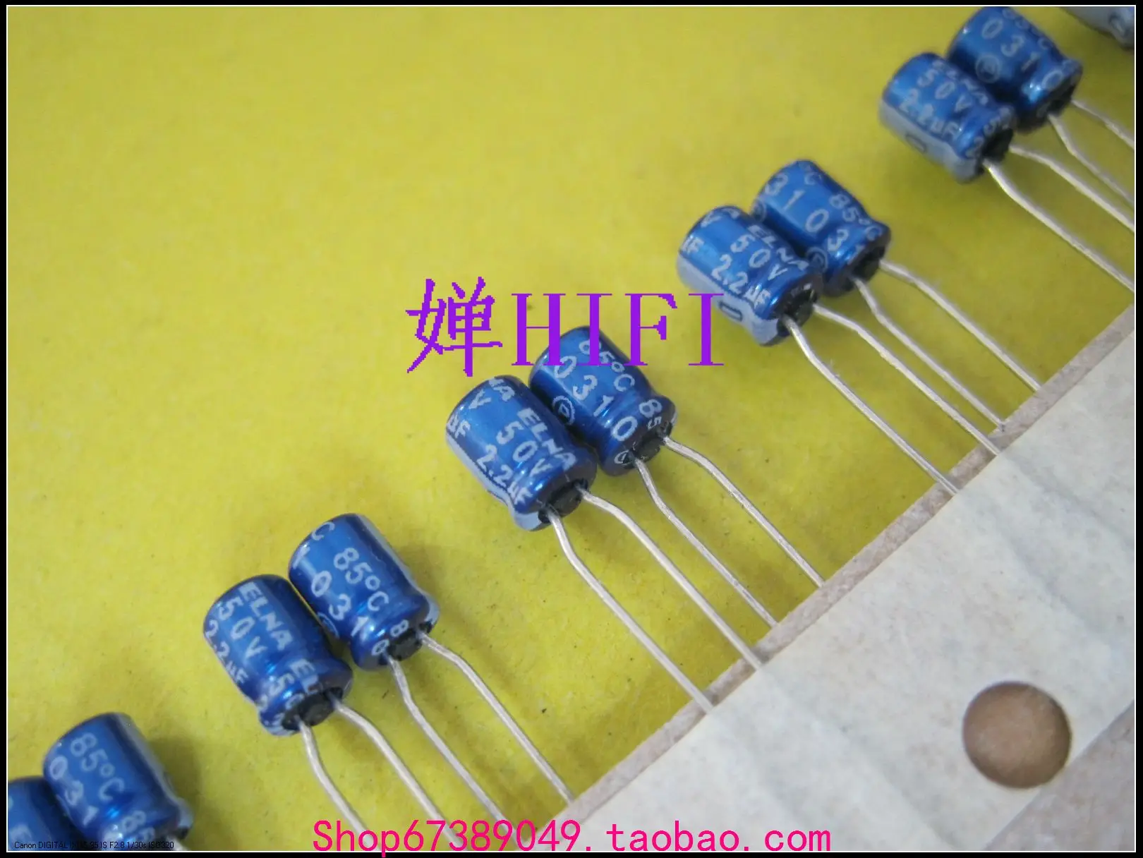 2020 hot sale 20PCS/50PCS ELNA original blue robe RC2 electrolytic capacitor 50v2.2uf 4x5 free shipping