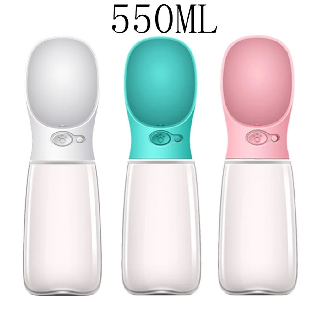 Переносная бутылка для воды питомцев поилка путешествий с миской щенков и собак