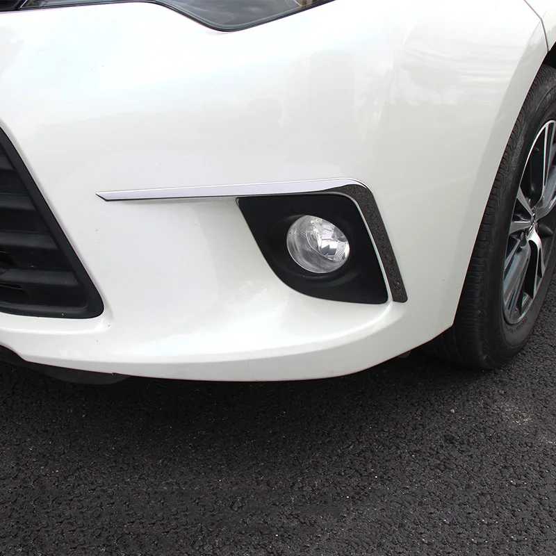 Передняя противотуманная фара из нержавеющей стали для Corolla E170 2014 2015 2016 2017 2