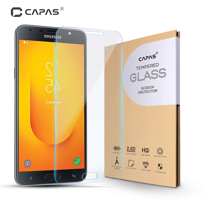 2 шт для Samsung Galaxy J7 Duo закаленное стекло Защита экрана HD защитная пленка