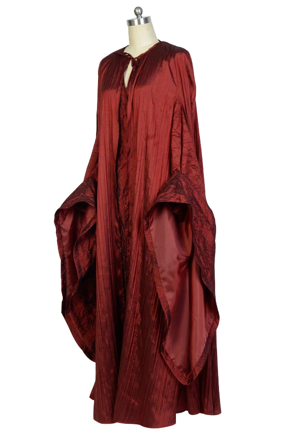 GoT Игра престолов Косплей красная женщина Melisandre костюм наряд Косплей Костюм Хэллоуин Карнавальный костюм полный комплект