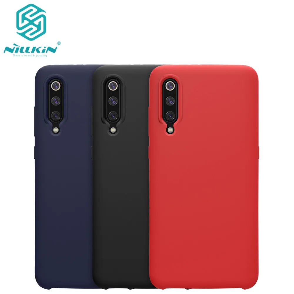 10 шт./лот защитный чехол Nillkin Flex Pure для Xiaomi mi9/Xiaomi Mi9 Explorer жидкий силиконовый резиновый противоударный чехол для телефона
