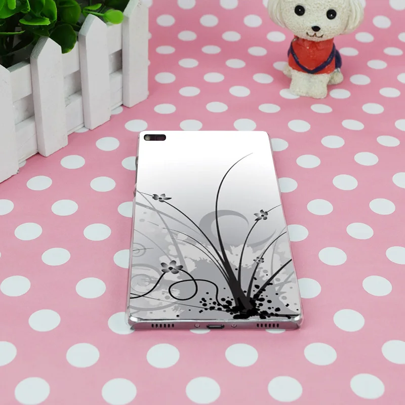 B1145 ETUI гель бабочка цветок Прозрачный Жесткий Тонкий чехол кожного покрова для