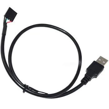 50 см USB 2 0 A штекер для 1x 5Pin мама 1 &quotUSB заголовок PCB Материнская плата кабель|motherboard