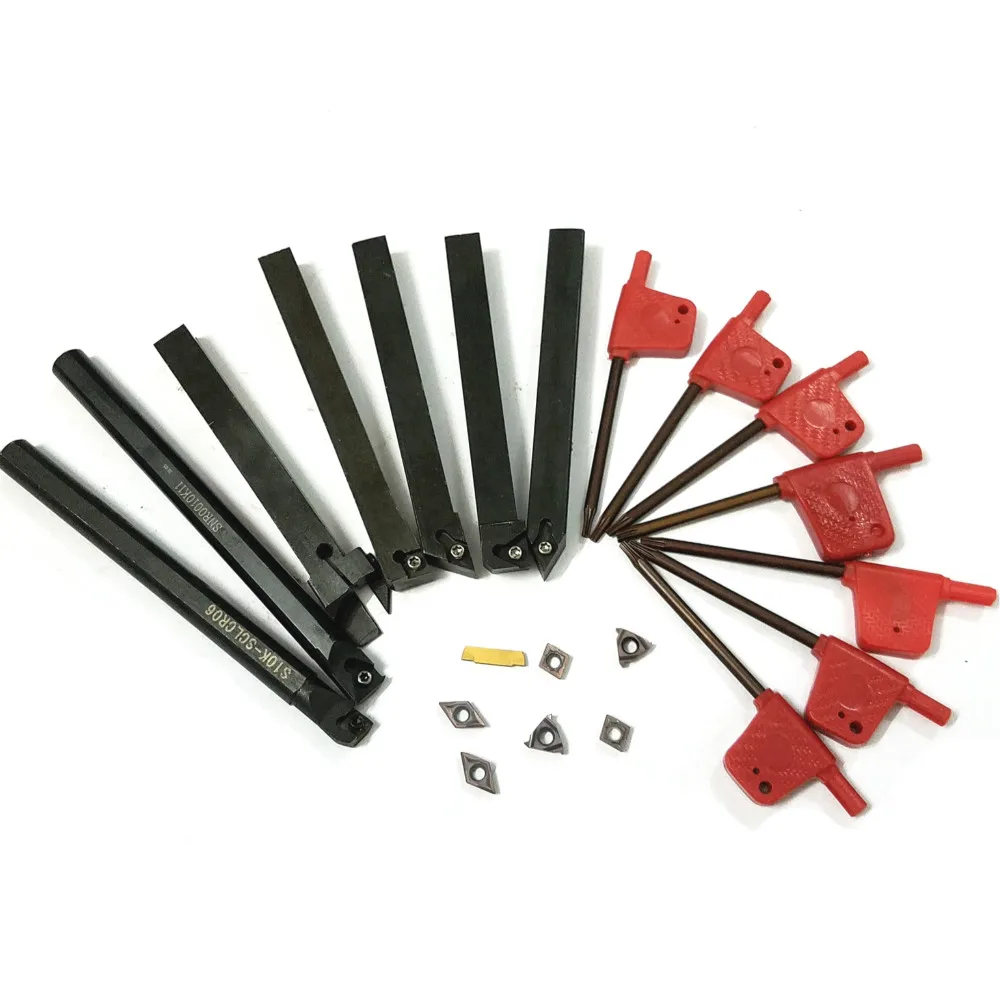 Набор резцов для токарного станка комплект из 21 шт./компл. с хвостовиком 10 мм