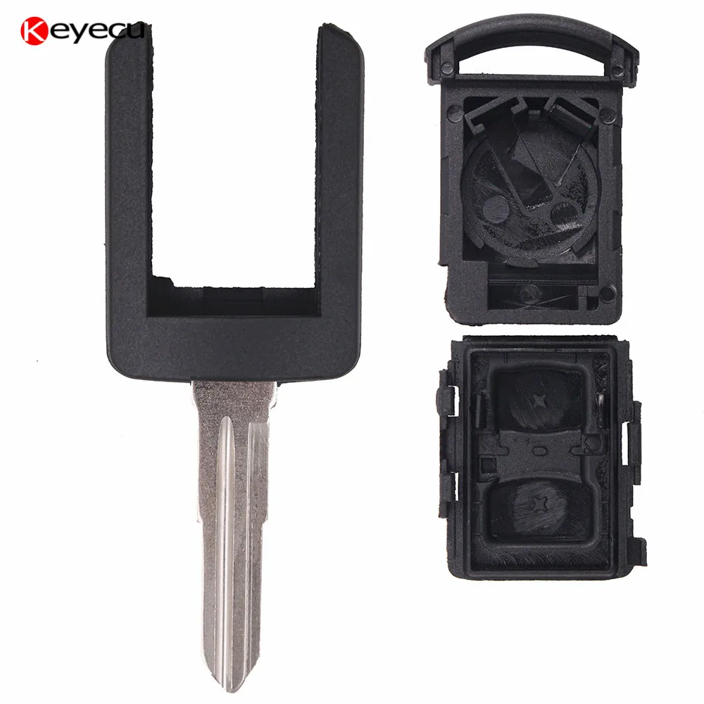 KEYECU дистанционный брелок 2 кнопки + 433 92 МГц ID40 чип для Vauxhall Opel Corsa C Meriva Combo HU46 Blade|opel