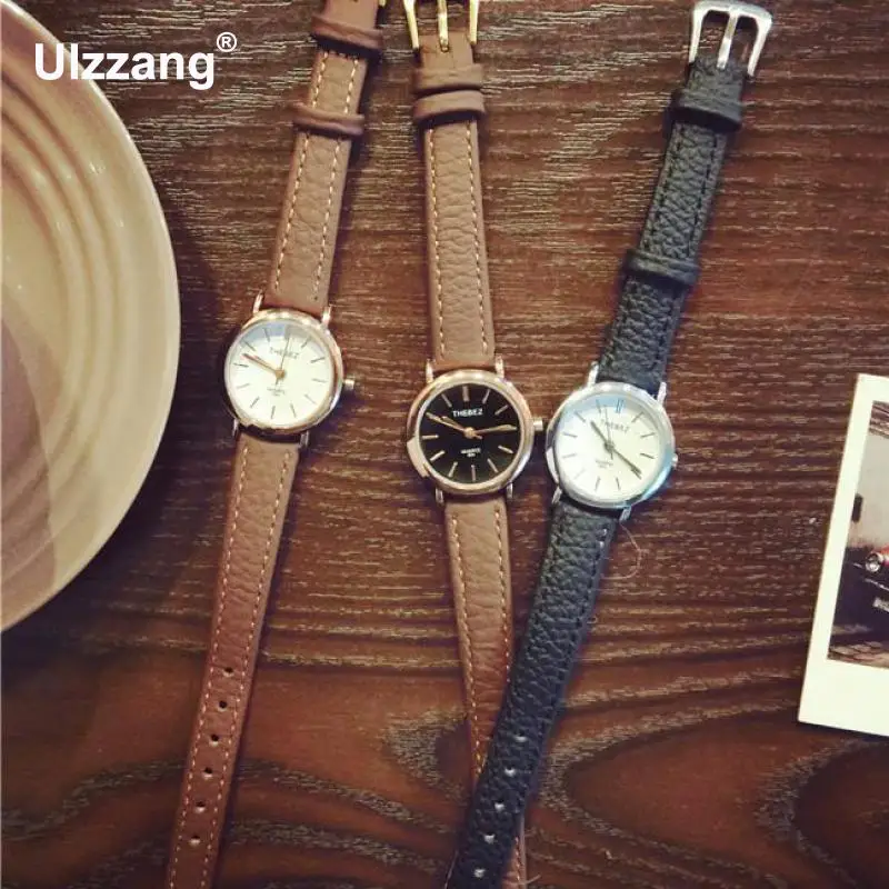 2018 новые модные женские тонкие наручные часы Женские Простые Casul Quartzwatch