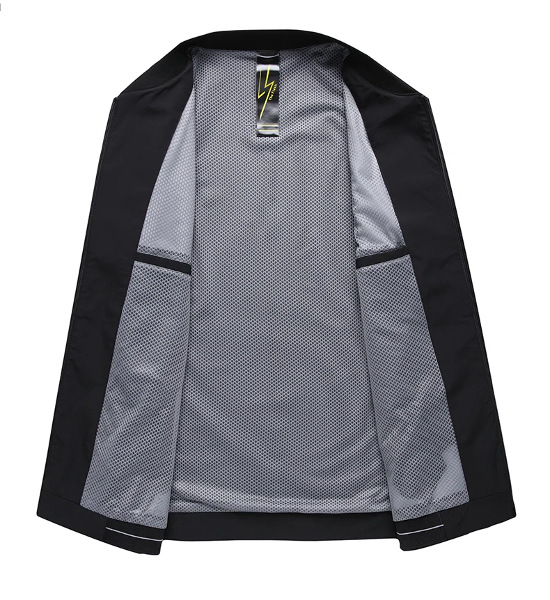 Новинка года плюс размеры 8xl 7xl демисезонный курточка бомбер для мужчин повседневное тонкий лоскутное мужская куртка-ветровка верхняя одежда пальто на молни