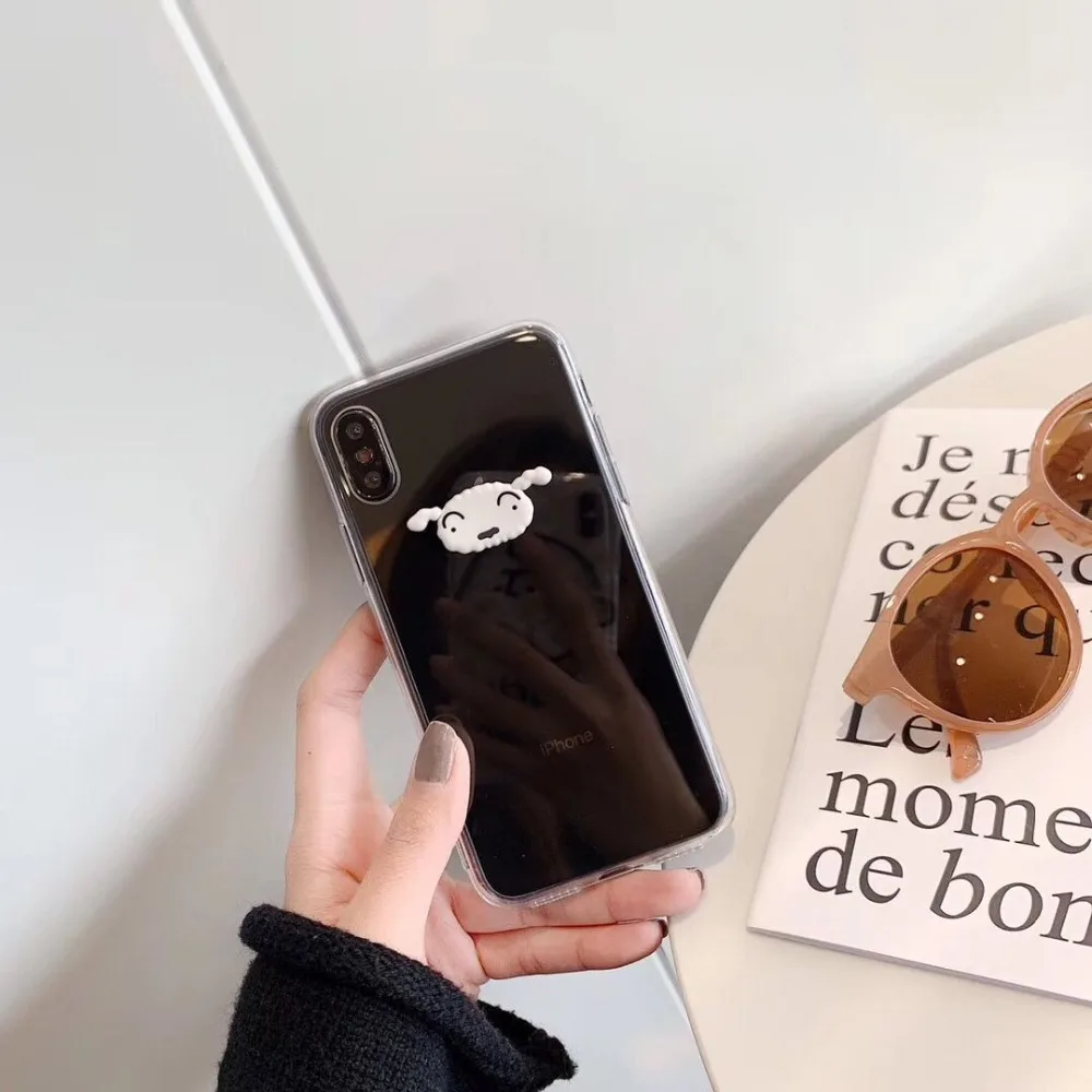 ORYKSZ 3D Crayon Shin Chan чехол для телефона iPhone XR X XS Max чехлы iphone 8 7 6S Plus силиконовый ультра