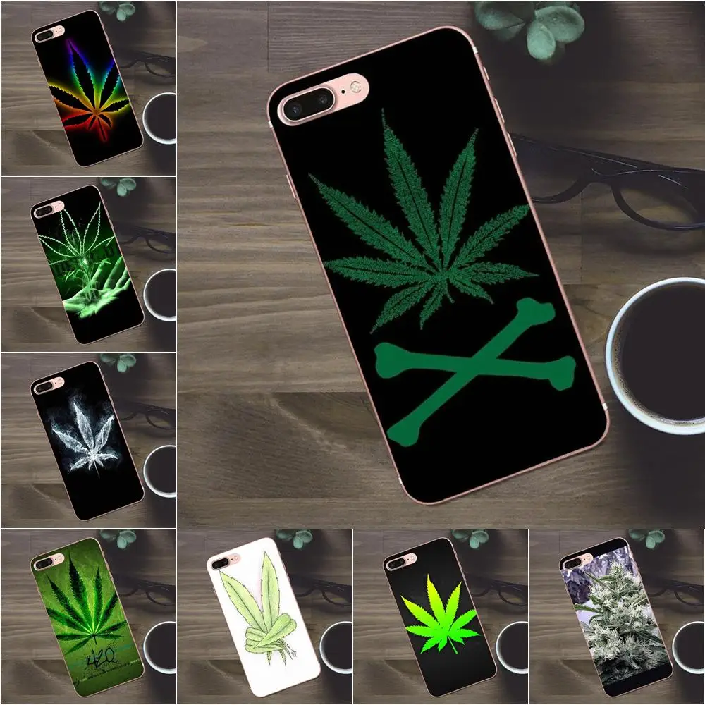 Чехол для телефона Weed Cool разноцветный Huawei G8 Honor 5C 5X 6 6X 7 8 9 Y5II Mate P7 P8 P9 P10 P20 Lite Plus