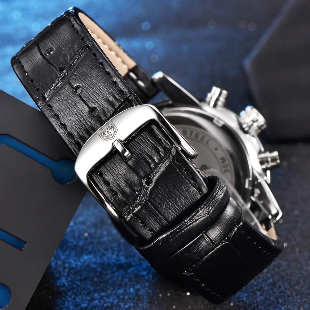 BENYAR Men Watches Fashion Chronograph Sport Watch Top Brand Luxury Business Quartz Clock Waterproof Relogio Masculino | Наручные часы