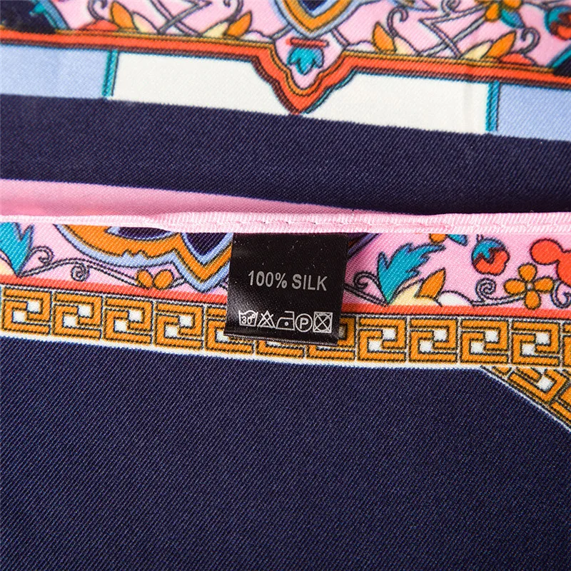 Женский шарф из 100% шелка новинка 2019 платок в богемном стиле квадратные шарфы