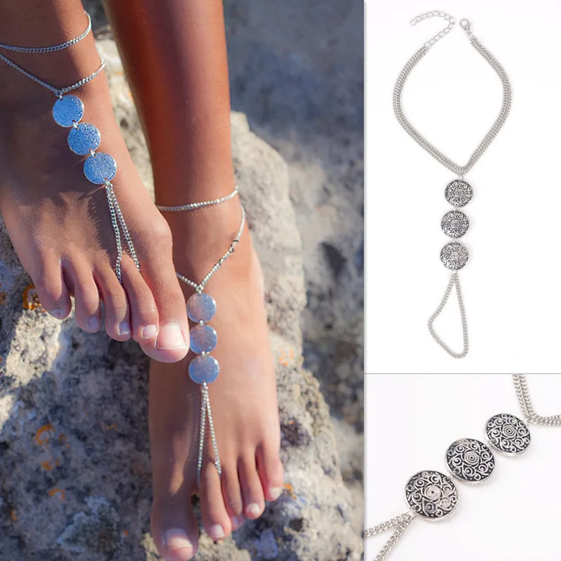 Модные аксессуары в европейском и американском стиле украшения для ног Boxi Mi Glyph