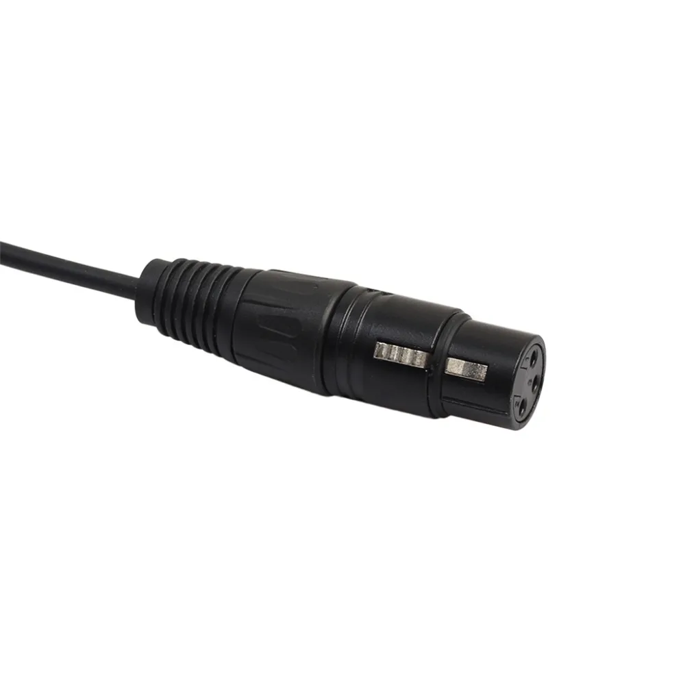 REXLIS 30 см XLR Мужской Двойной Женский Splitter кабель конвертер 3Pin для микрофонный