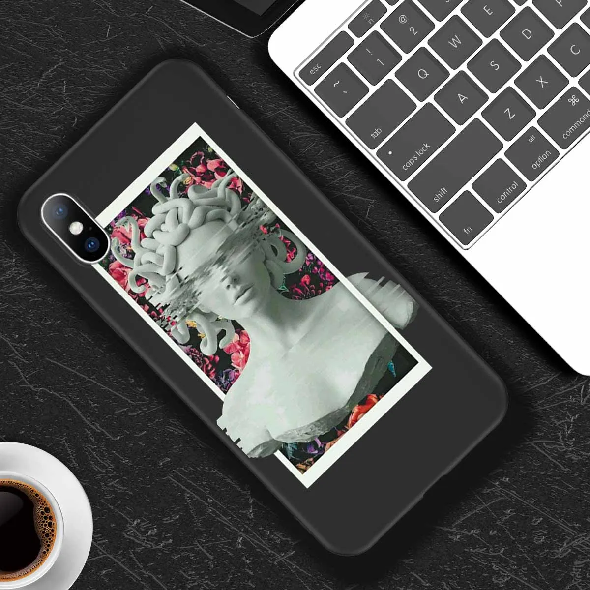 T1 Lovebay для iPhone 11 Pro Max 6 6s 7 8 Plus X XR XS Max 5 5S SE чехол для телефона с абстрактным рисунком статуя Мягкий ТПУ чехол для телефона iPhone X - Цвет: T1