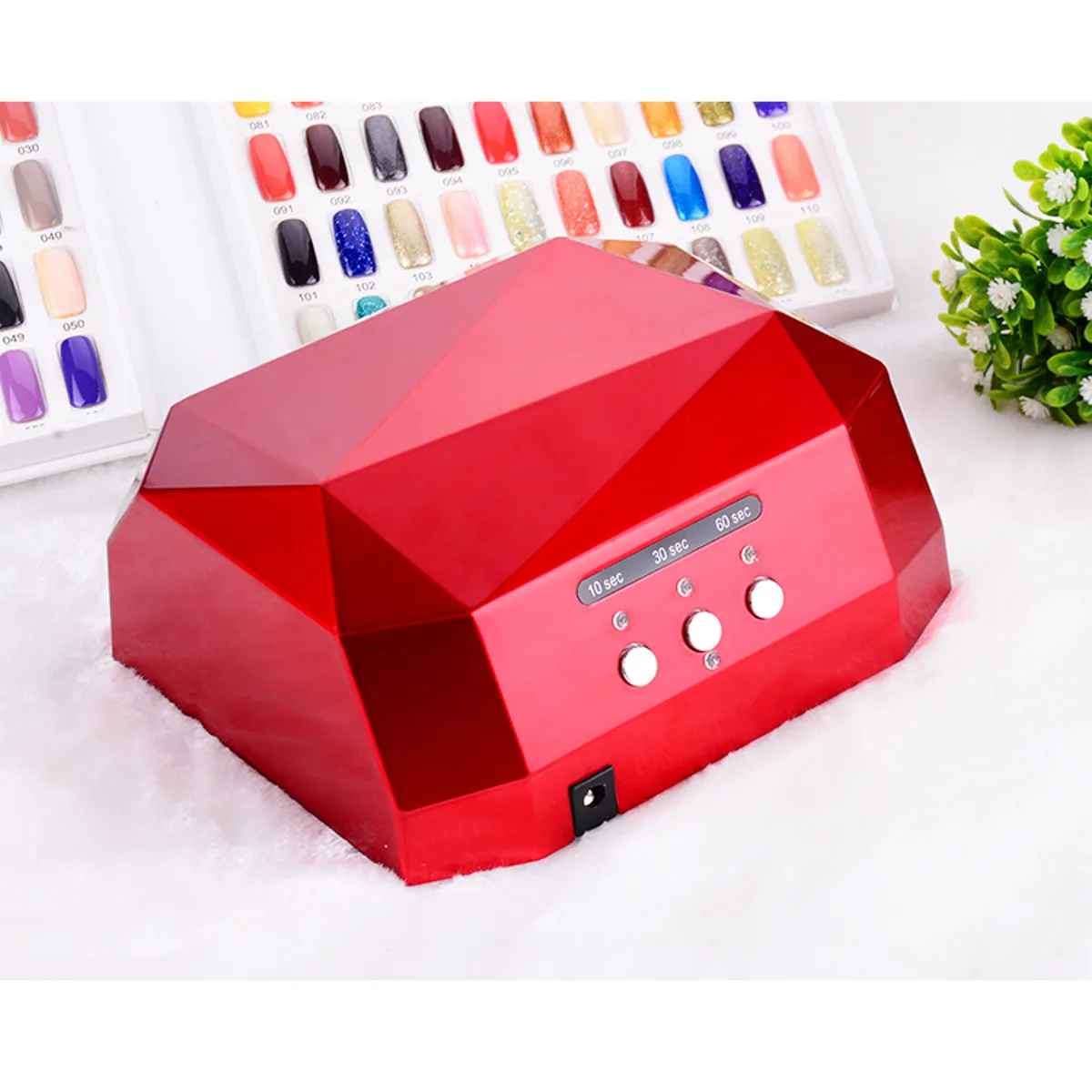 36W Nail Dryer Diamond Shaped LED UV Lamp Nail Lamp LED& CCFL Curing for UV Gel Nail Polish Nail Art Manicure Tools 110-240v