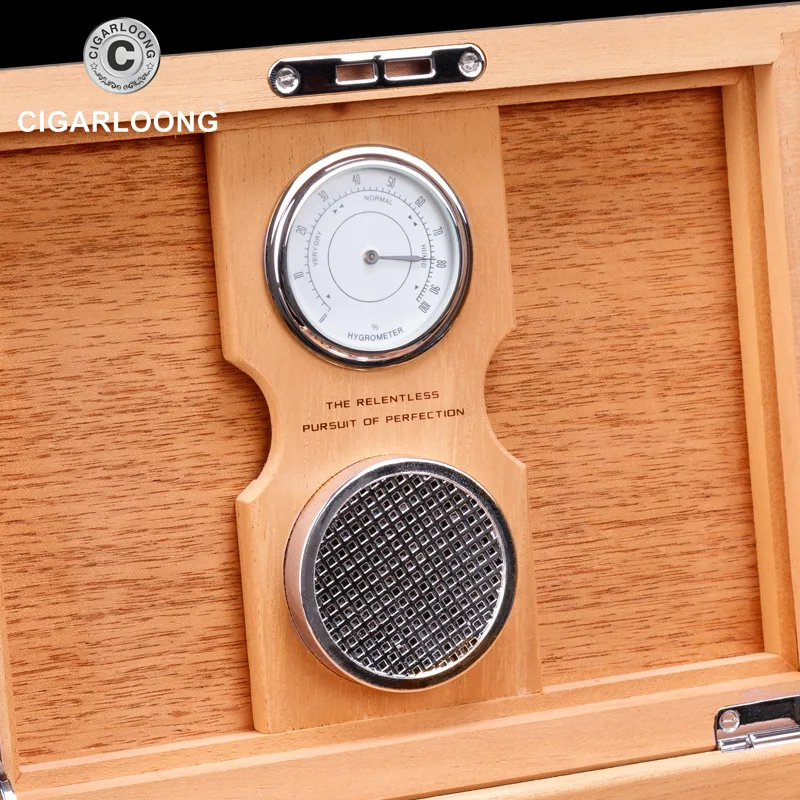 2019 Новое поступление роскошный 2 части большой емкости гумидор для сигар с