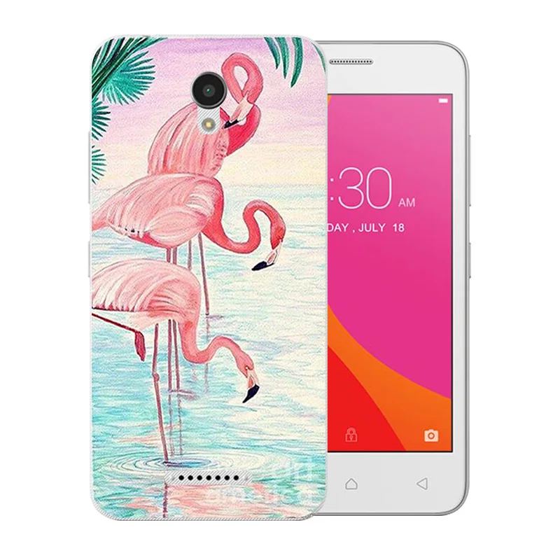 Luxury Flexible For Lenovo Vibe B A2016 A1010 A20 A Plus A1010a20 A2016A40 Soft Phone Case Silicone Flamingos Pattern Skin Cover |