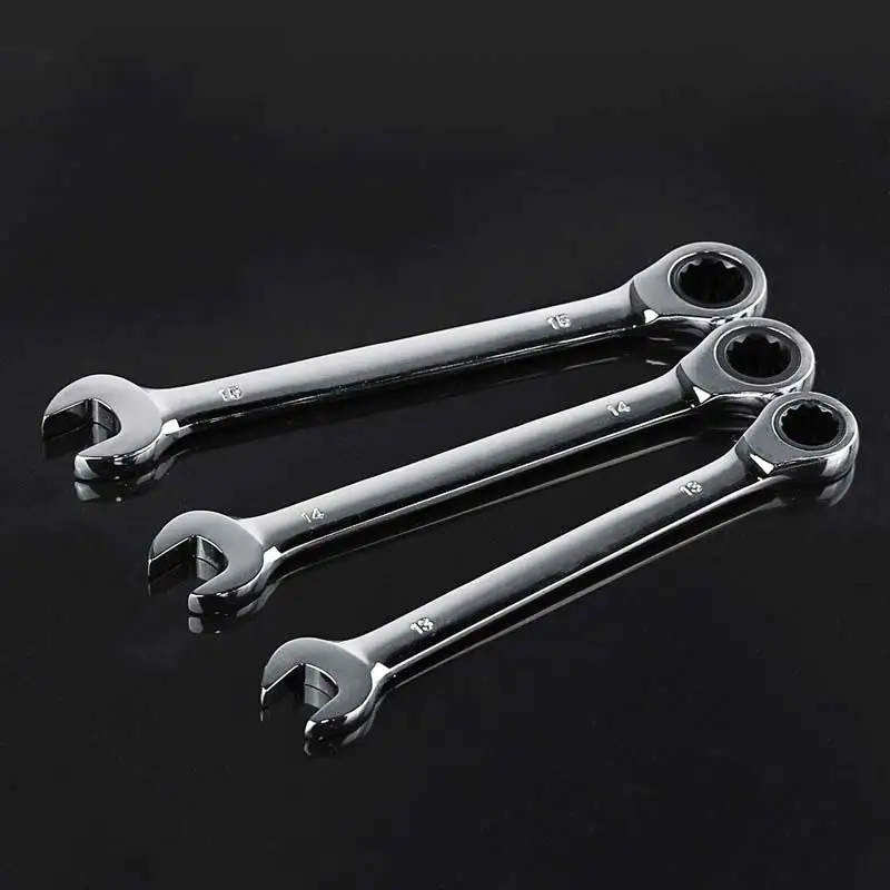 1 шт. стальной Трещоточный ключ комбинированный гаечный ключи инструмент для