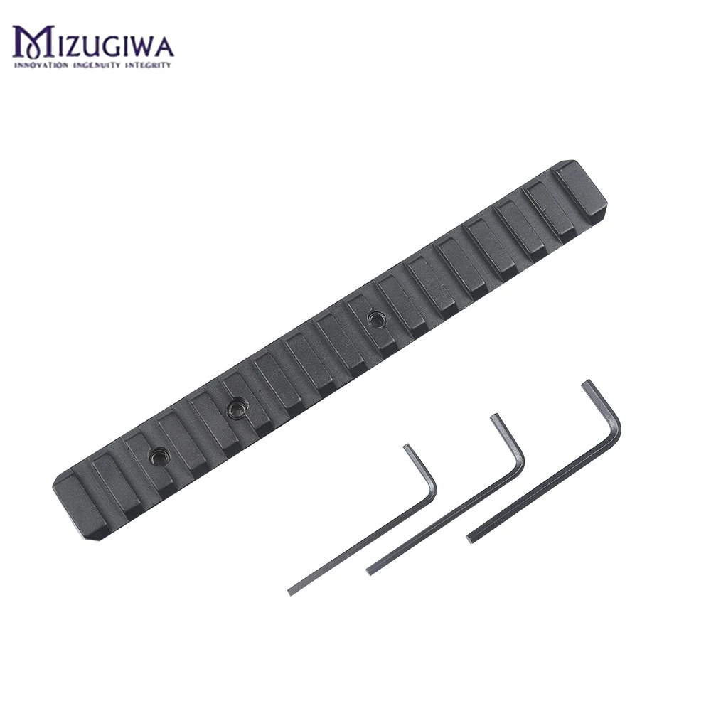 Mizugiwa 1 шт. алюминиевый сплав 16 слотов Picatinny Weaver рельсовое крепление для прицела Mosin