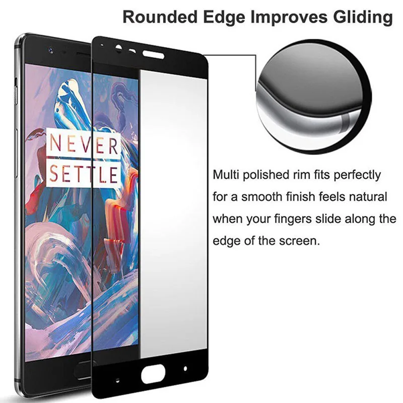 3D полное покрытие закаленное стекло для Oneplus 6 T One Plus 3 5 1 + экран Защитная пленка