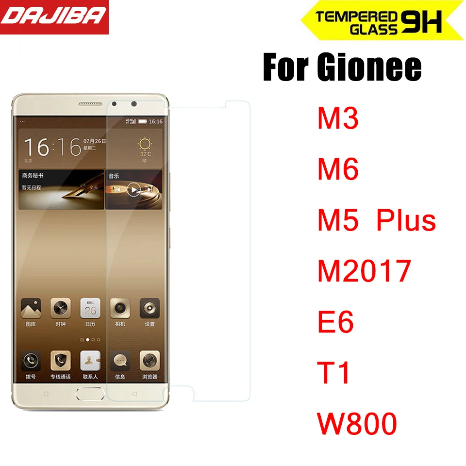 2.5D 9H закаленное стекло для экрана с защитой от царапин Gionee M3 M6 M5 Plus M2017 E6 T1 W800