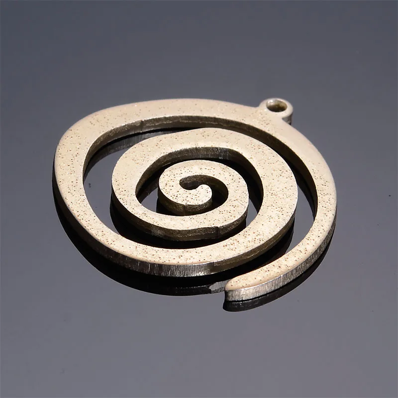 Алюминиевые овальные подвески для женщин и девочек, 38x40 мм