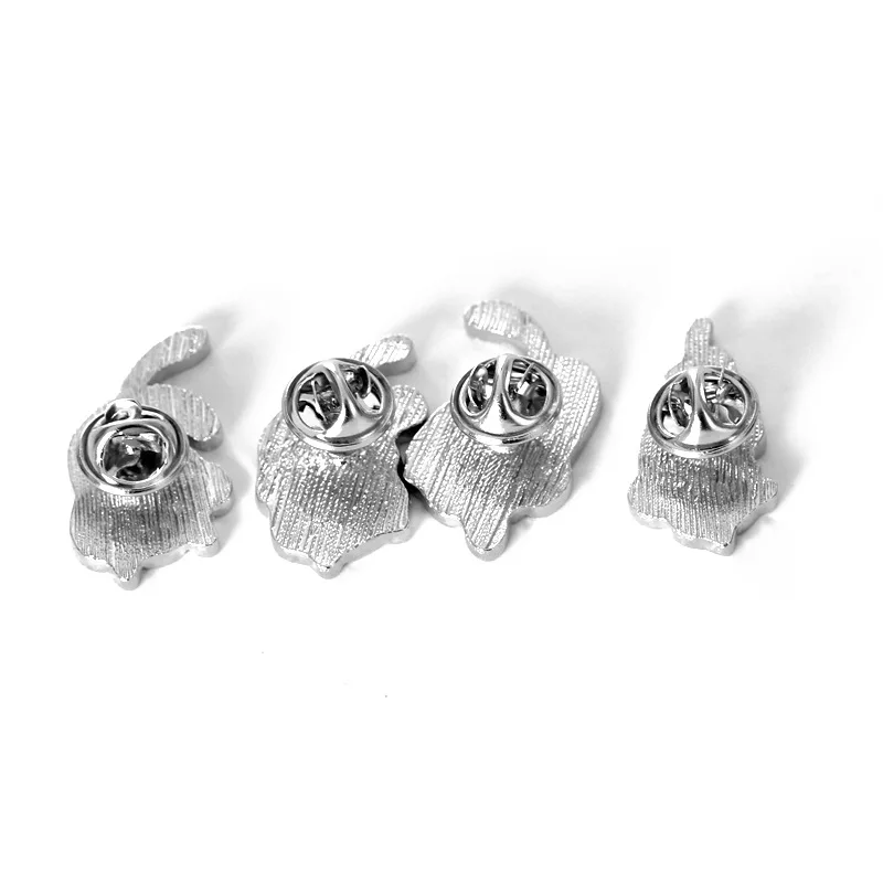4 Style Hot Fashion Creative Cute Mini Cat Metal Brooch Enamel Pin Cartoon Funny Animal Brooches Denim Hat Clothes Badge Pins | Украшения и
