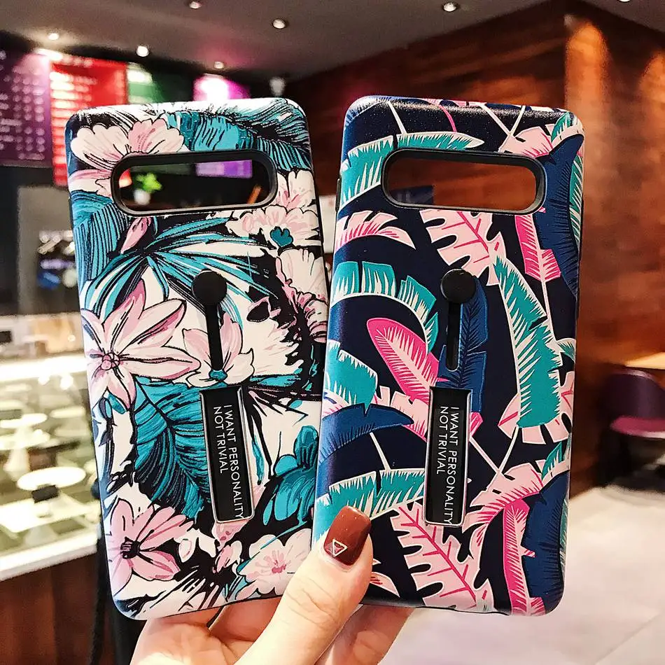 Чехол для Galaxy S10 Plus модный винтажный Эластичный Силиконовый чехол с цветами и