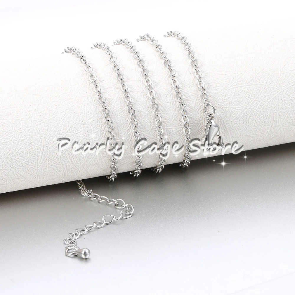 5 шт. Регулируемая металлическая звеньевая цепь из нержавеющей стали для DIY