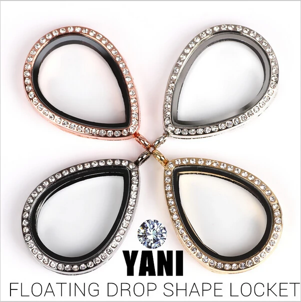 10 шт./лот смешанные цвета хрустальные капли воды плавающий стеклянный живой