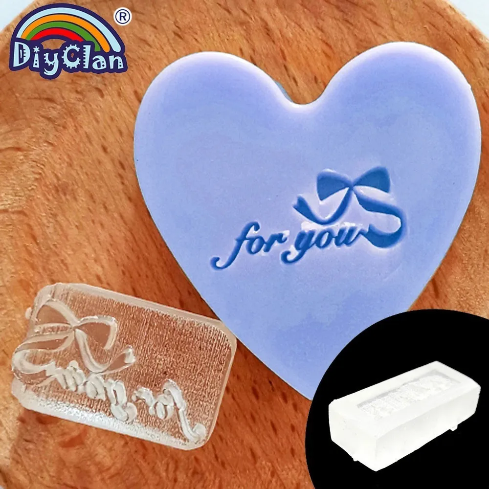 Для вас ручная работа изготовление мыла штамп Натуральный прозрачный сделай сам