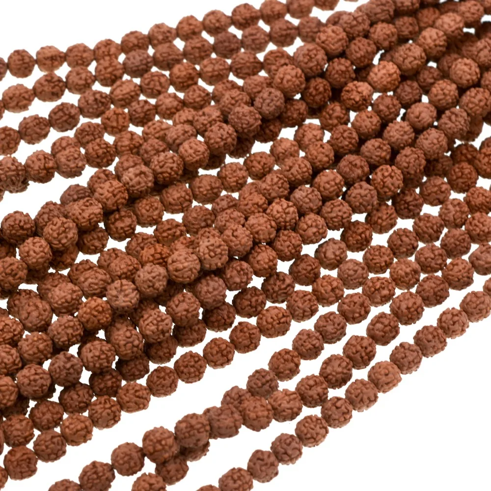 Rudraksha Mala Tibetan Buddhist Hindu Prayer Beads 108 8mm Rudrakshas Bead | Украшения и аксессуары