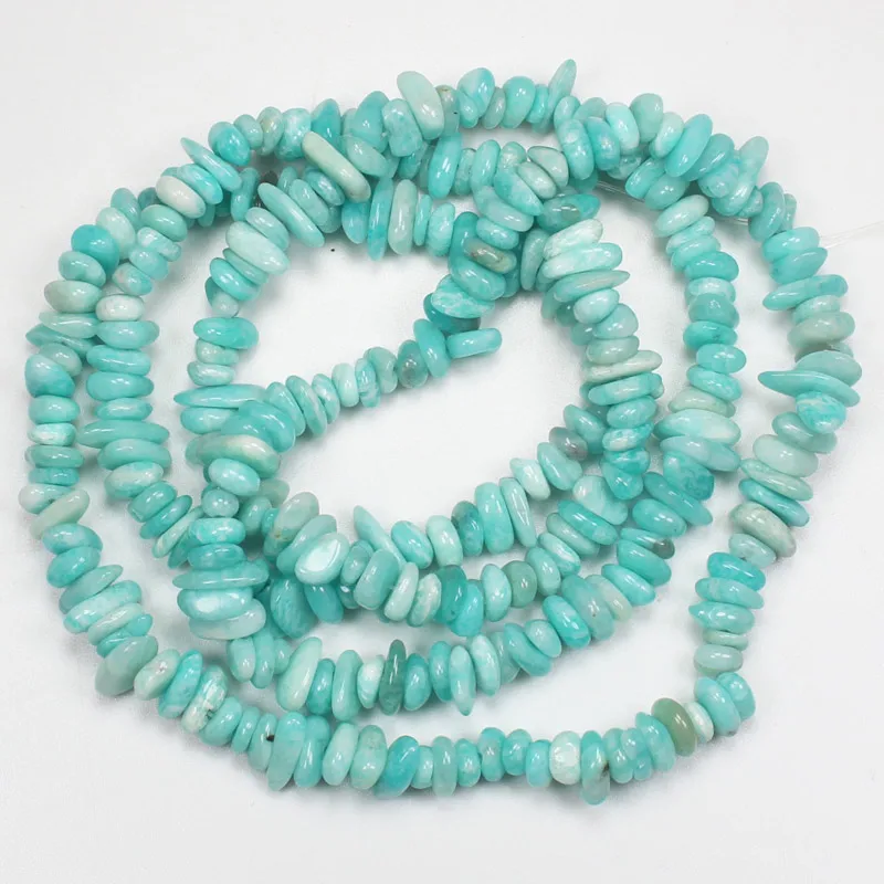 Peru Amazonite Natural2-8mmPhosphosiderite, чароит, апатит, перидот, Ларимар нерегулярные/бусины произвольной формы 3", DIY Изготовление ювелирных изделий, Кулон, Ожерелье - Цвет: Peru Amazonite
