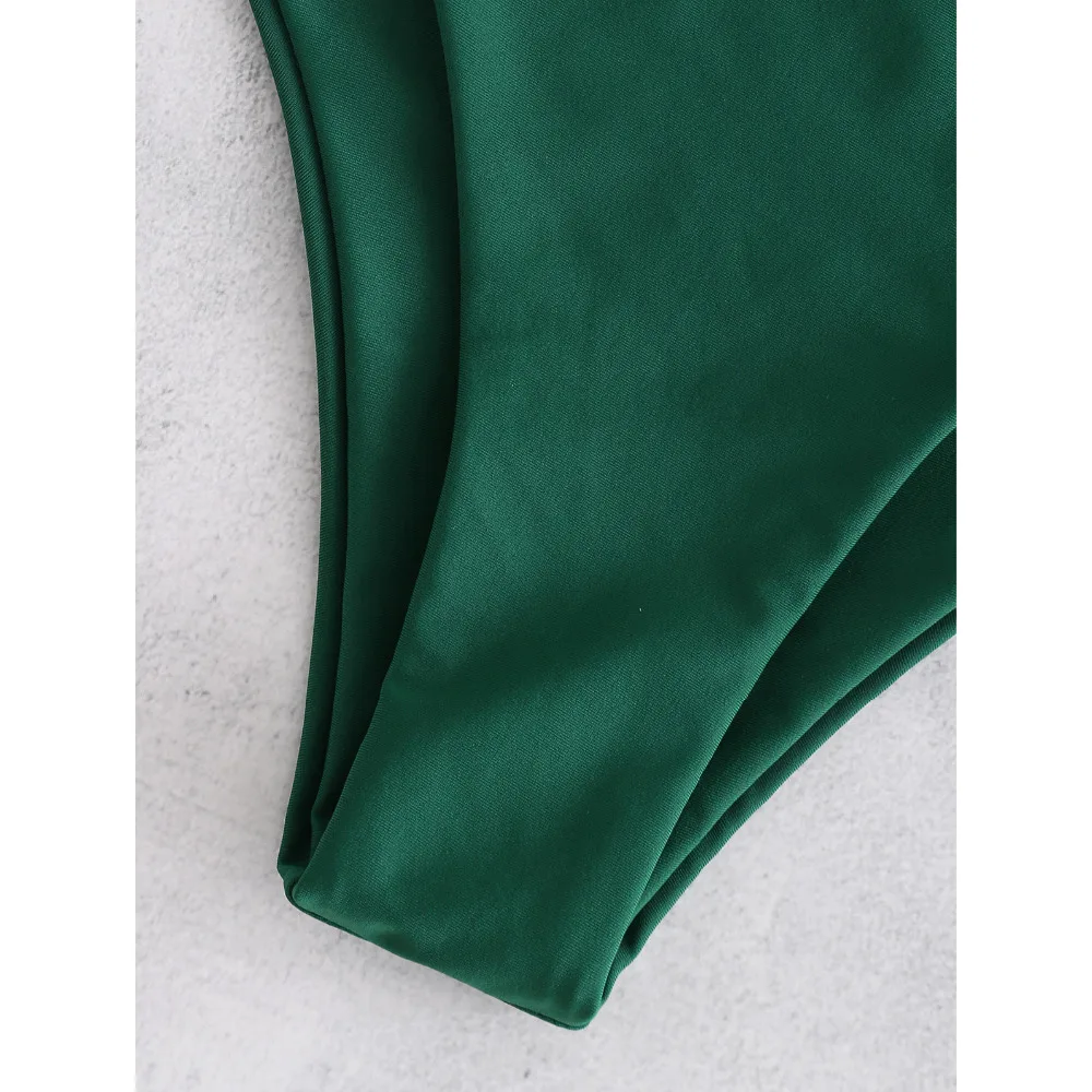 Женский купальник с заниженной талией без бретелек | Женская одежда