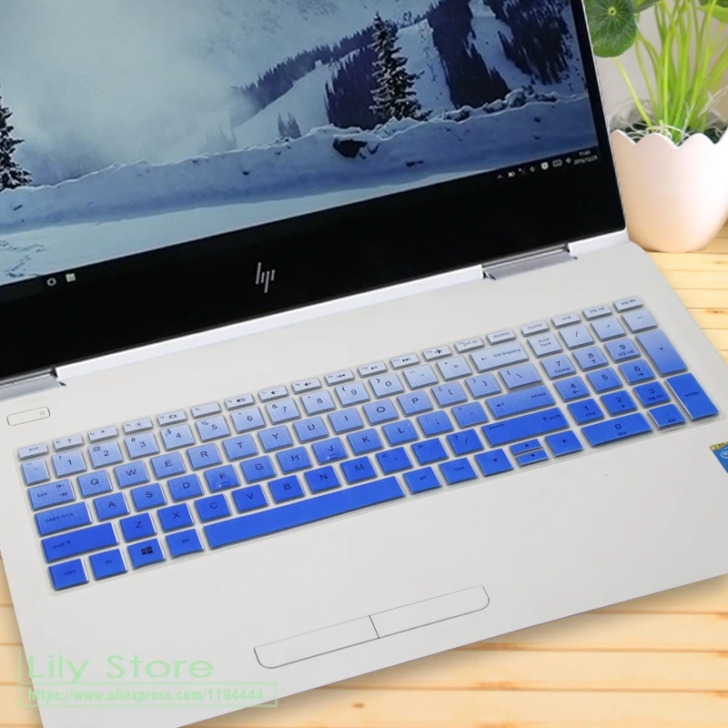 fadeblue Для hp ENVY x360 15-cn1000na 15-cn0008ca 15-cn0009tx 15-cn1001tx cn0003ca cn0002tu 15 15,6 дюймов чехол для клавиатуры ноутбука протектор - Цвет: fadeblue