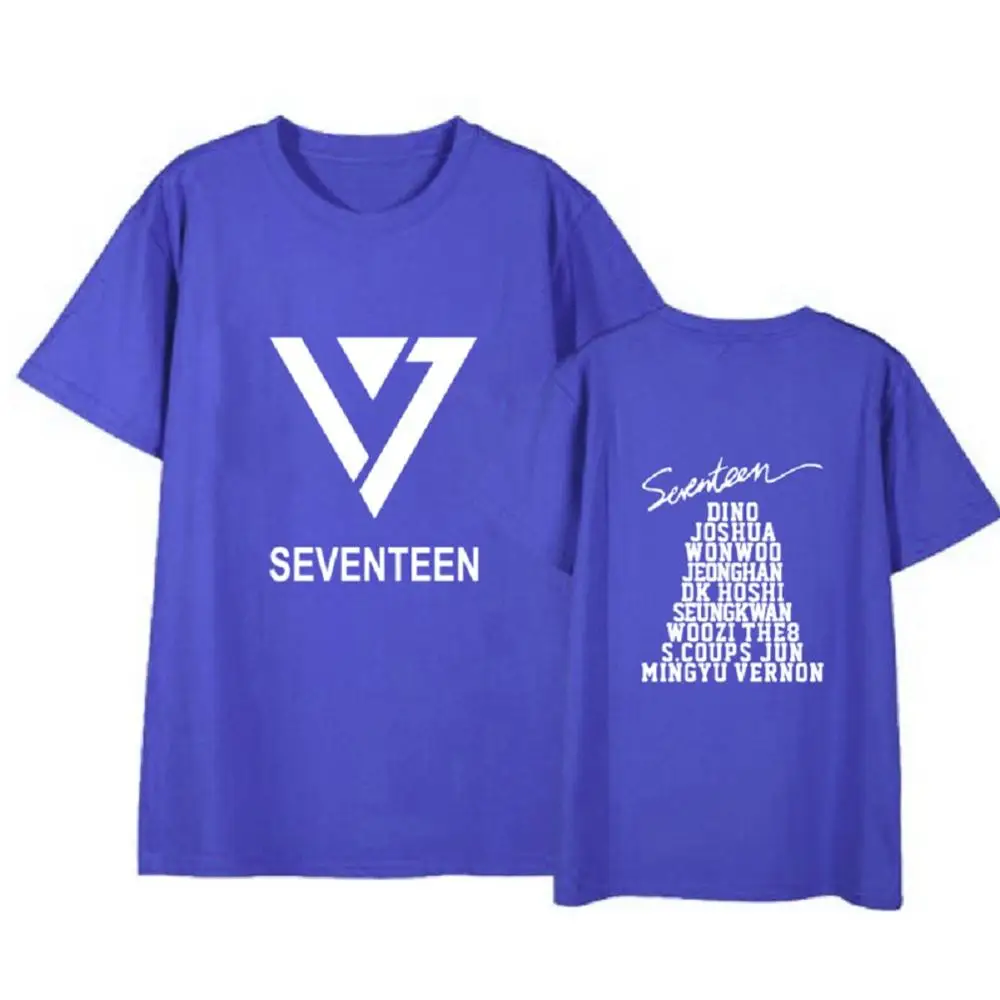 Mainlead Kpop Seventeen футболка Hoshi Mingyu Jun унисекс футболки топы|Футболки| |