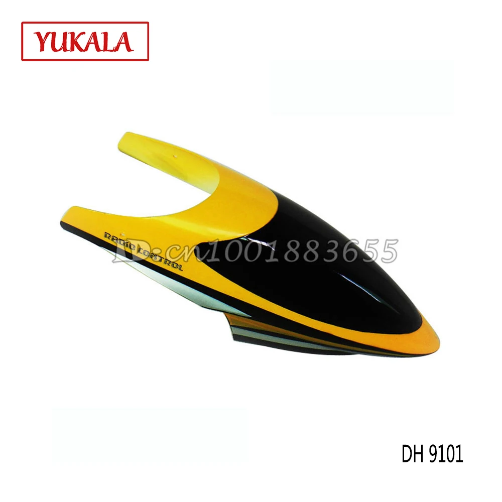 

Free shipping Wholesale/Double House DH 9101 spare parts Head Cover 9101-27 Yellow for DH9101 RC Helicopter from origin factory