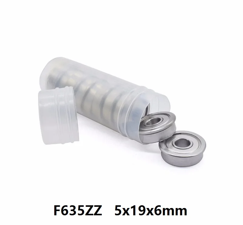 200pcs/lot F635ZZ F635-ZZ Z F635Z 5x19x6 mm miniature shielded flange deep groove ball bearing F635-2Z 5*19*6 | Обустройство дома