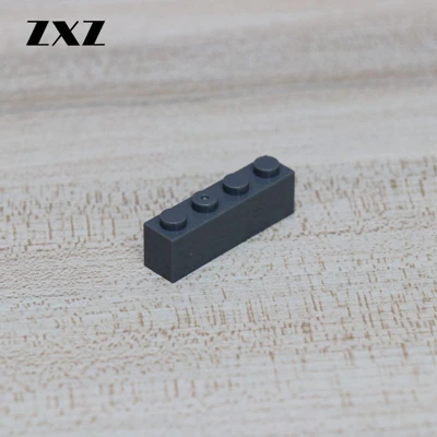 Dark Grey MOC детские образовательные игрушки блоки пластиковые детали для конструктора 1x4 совместимый с лего 3010 части игрушки для девочек мальчиков 1000 шт - Цвет: Dark Grey