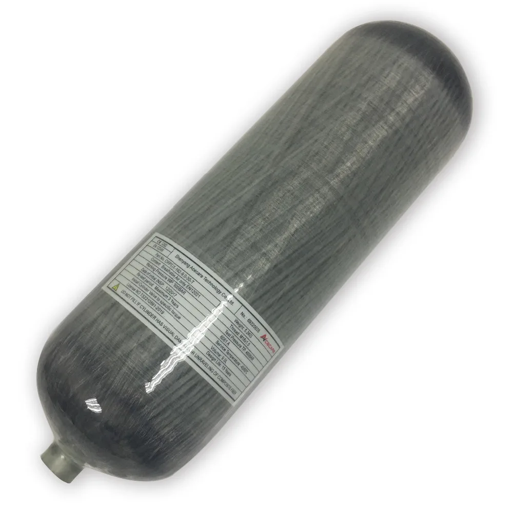 Kaufen AC10931 Paintball Zubehör Ventil Befestigt 9L 300Bar Scuba Carbon Faser Zylinder PCP Luftgewehr/Scuba Tauchen Tank Air Gewehr PCP