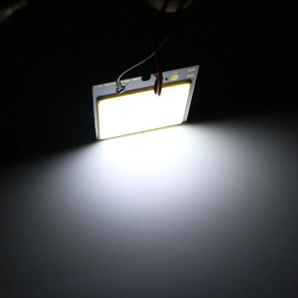 YSY 10X C5W Cob 48SMD чип белая лампа для чтения led T10 автомобильная светодиодная парковки