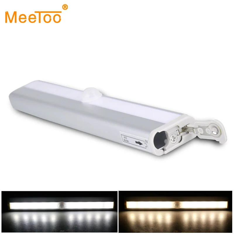 Портативный светодиодный ночник с датчиком движения PIR настенный светильник для