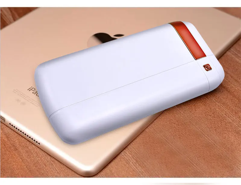 2018 Новый тройной USB 30000mAh внешний аккумулятор светодиодный дисплей с настольными