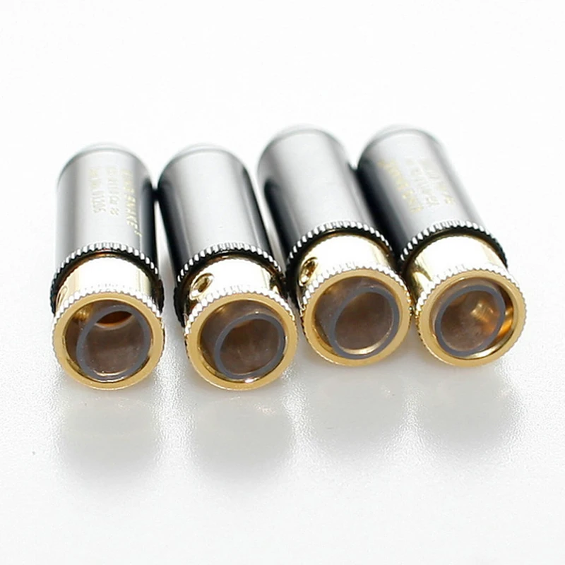 King snake KS 0110Cu 24K позолоченный Hi End разъем RCA 4 шт./лот|king snake|lot lotpcs connector |